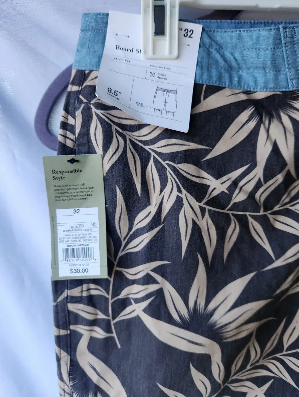 NWT Men's Board Shorts